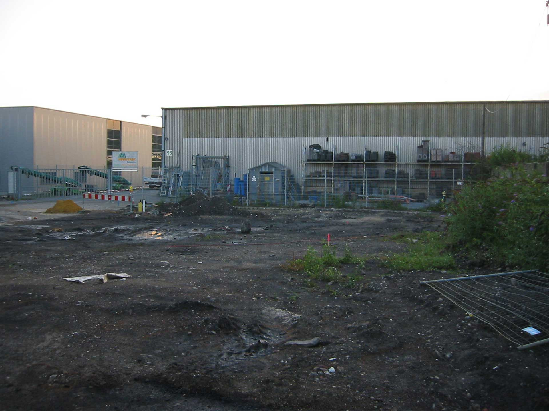 Umbauphase des Gewerbeparks Graf-Beust-Allee